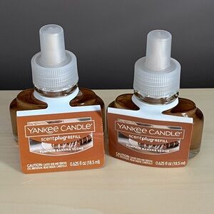 Two New Yankee Candle Pumpkin Banana Scone Plug In Scented Refills